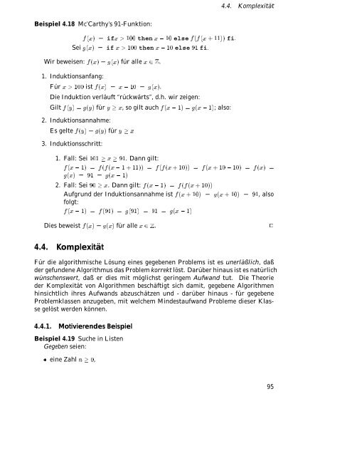 Algorithmen und Datenstrukturen Vorlesungsskript WS/SS 99-00