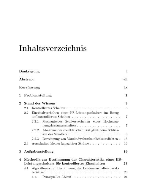 Urs Krüsi, Bestimmung und Beurteilung der Charakteristika von ...