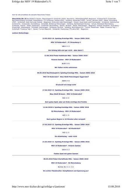 Archiv 2009/2010 - Eichstädt Elektronik