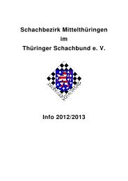 Ordnung des Schachbezirkes Mittelthüringen - Thüringer ...