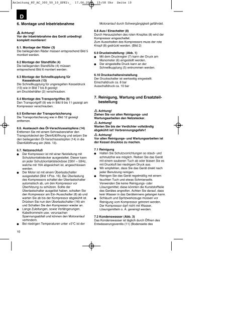 Nr.: 01018 RT-AC 300/50/10 - Einhell