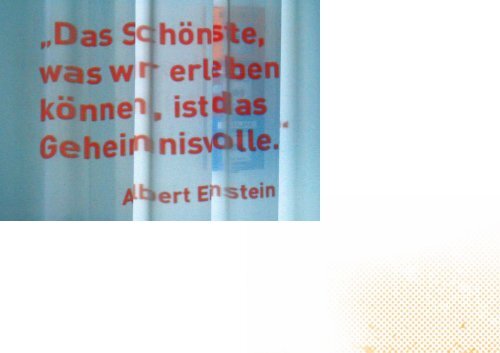 Broschüre zum Einsteinjahr 2005