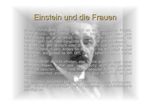 Präsentation „Albert Einstein“