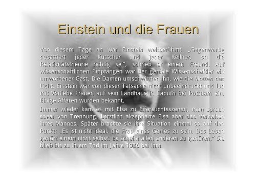 Präsentation „Albert Einstein“