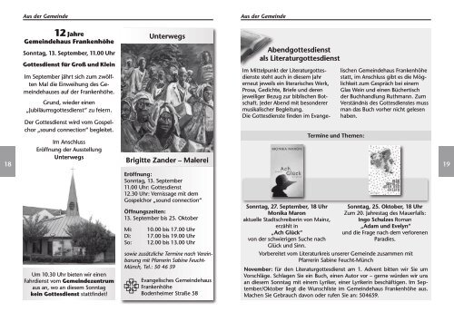 anruf - Evangelische Kirchengemeinde Mainz-Hechtsheim