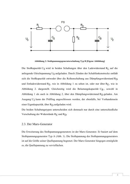 Planung und Aufbau eines 10-stufigen Miniatur-Marxgenerators