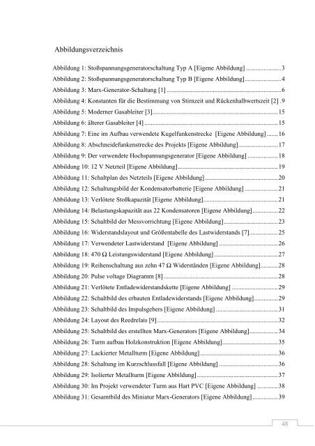 Planung und Aufbau eines 10-stufigen Miniatur-Marxgenerators