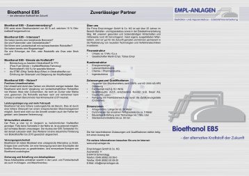 Empl Bioethanolanlagen