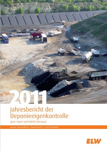 Eigenkontrollbericht 2011 - ELW