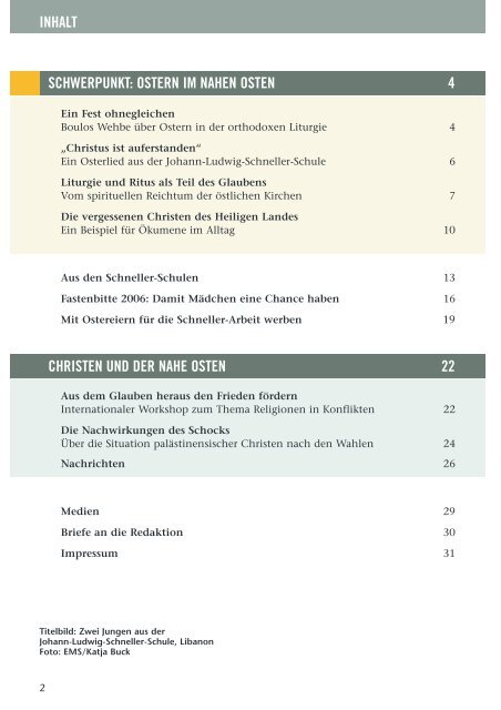 Schneller-Magazin 1/2006 (PDF, 600KB) - EMS