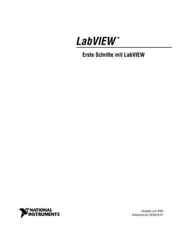 Erste Schritte mit LabVIEW