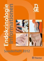 Sonderheft 2012 - Deutsche Gesellschaft für Endokrinologie