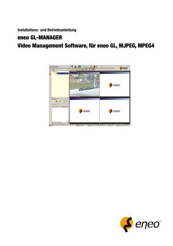 eneo GL-MANAGER Video Management Software, für eneo GL ...