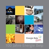 100 Jahre Energie Belp Broschüre