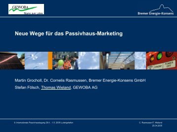 Marketingkonzept für Passivhäuser (PDF, 452 kB) - Bremer Energie ...