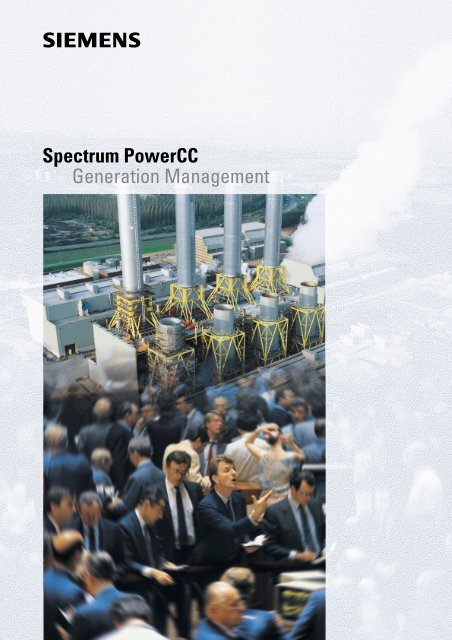 Spectrum PowerCC Generation Management - siemens