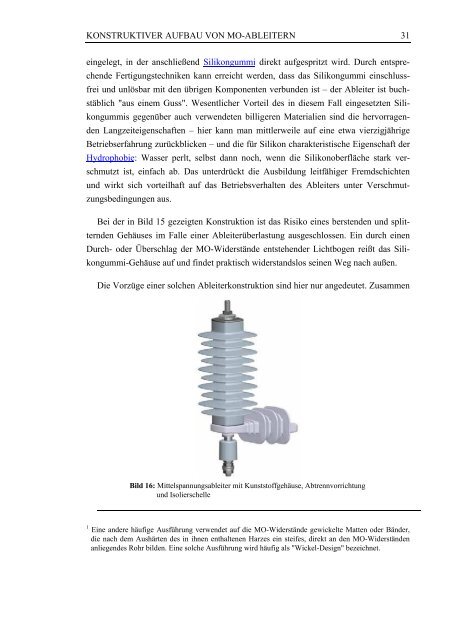 Metalloxid-Ableiter in Hochspannungsnetzen - siemens