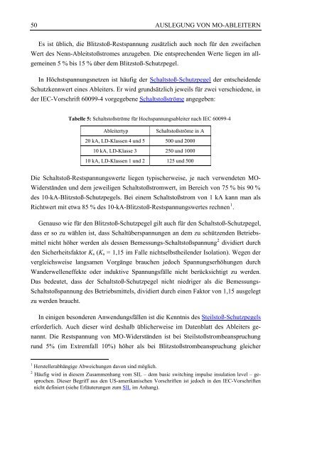 Metalloxid-Ableiter in Hochspannungsnetzen - siemens