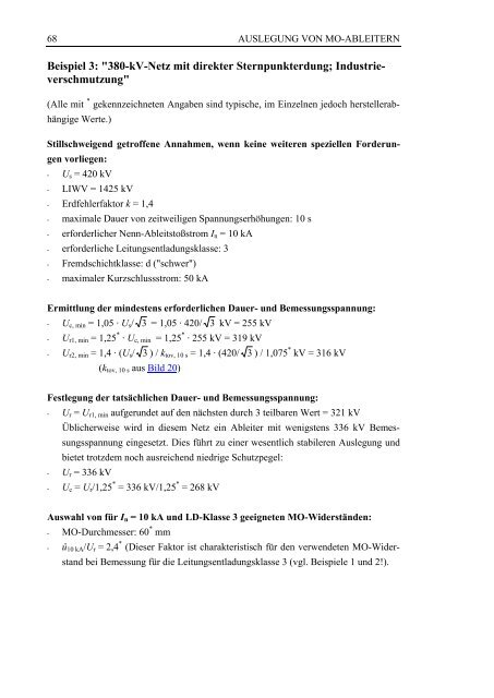 Metalloxid-Ableiter in Hochspannungsnetzen - siemens