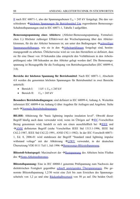 Metalloxid-Ableiter in Hochspannungsnetzen - siemens