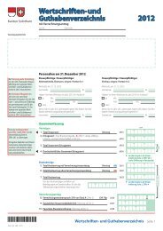 Wertschriften- und 2012 - English Forum Switzerland