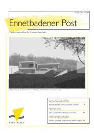 Ennetbadener Post 01/2013 - Gemeinde Ennetbaden