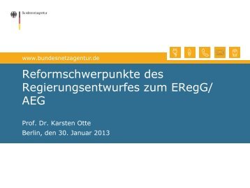 Prof. Dr. Karsten Otte, Bundesnetzagentur - enreg.eu