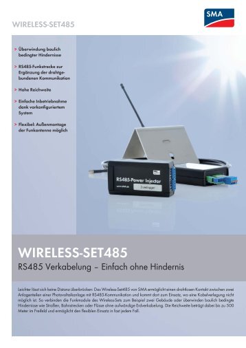 Wireless-Set485 (PDF, 1 MB) - E.On