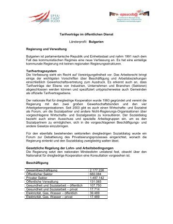 DE Bulgaria - EPSU