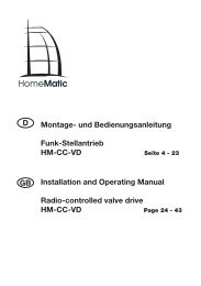 Montage- und Bedienungsanleitung Funk-Stellantrieb HM ... - eQ-3