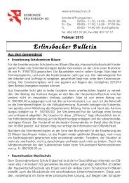 Bulletin-Feb-2013 - Gemeinde Erlinsbach SO