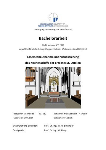 Bachelorarbeit - Erzabtei St. Ottilien