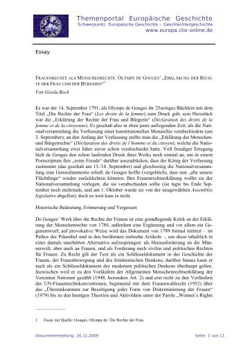 pdf-Version - Themenportal Europäische Geschichte - Clio-online
