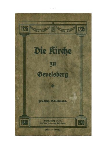 100 Jahre Erlöserkirche - der evangelischen Kirchengemeinde ...