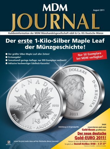 Der erste 1-Kilo-Silber Maple Leaf der Münzgeschichte!