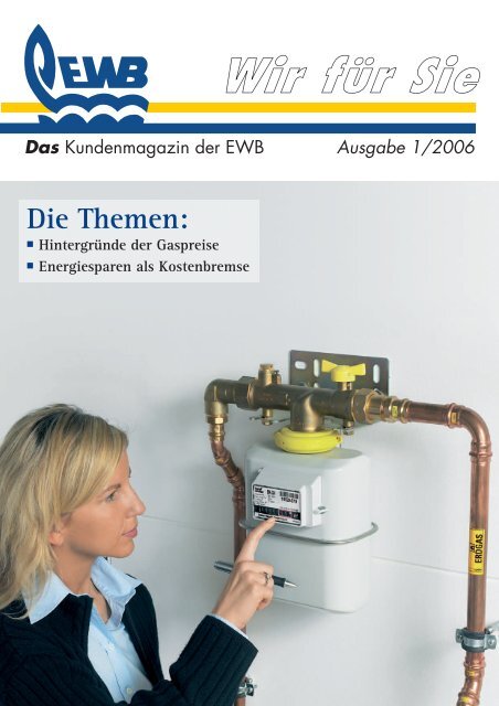 Wir für Sie - Energie- und Wasserversorgung Bünde GmbH