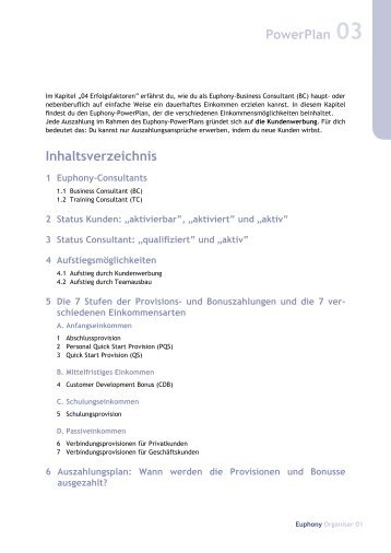 PowerPlan 03 Inhaltsverzeichnis - Eyes-e-tools