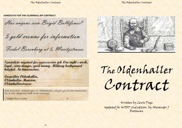 handouts for the oldenhaller contract - Fantasy Flight Games