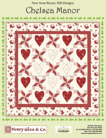 Chelsea Manor Quilt red - Fat Quarter Shop