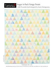 Sugar Pyramids - Batiks Etcetera & Sew What Fabrics