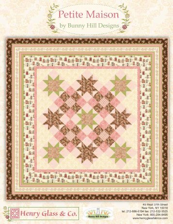 Petite Maison Cover page - Fat Quarter Shop