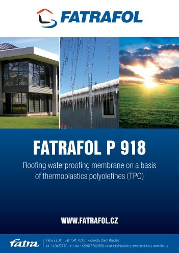 Leaflet FATRAFOL P918