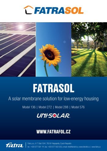 Leaflet FATRASOL - Fatrafol