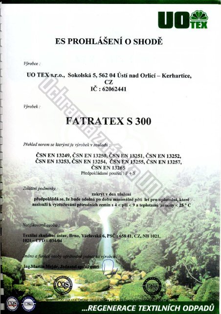 Fatratex S 300 - Fatran
