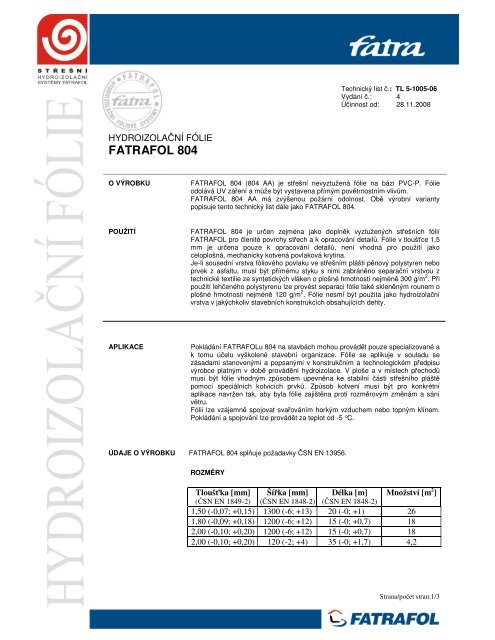 FATRAFOL 804