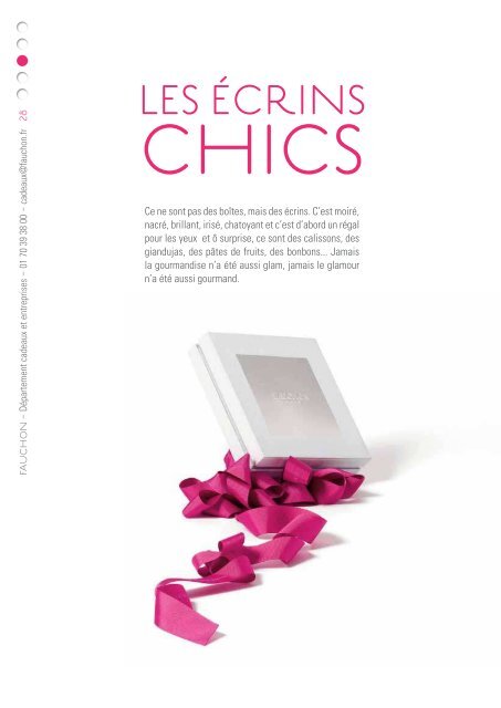 Offrir 2012-13 (Cadeaux d'affaires) - Fauchon