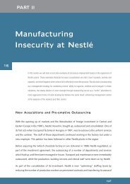 PART II: Manufacturing Insecurity at Nestle - Food and Allied ...