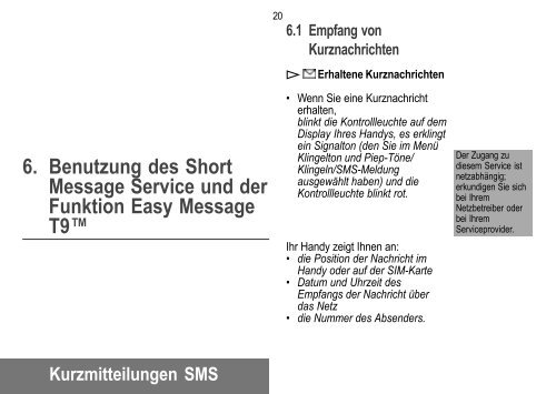 BDA MC 930/939 deutsch - Fax-Anleitung.de