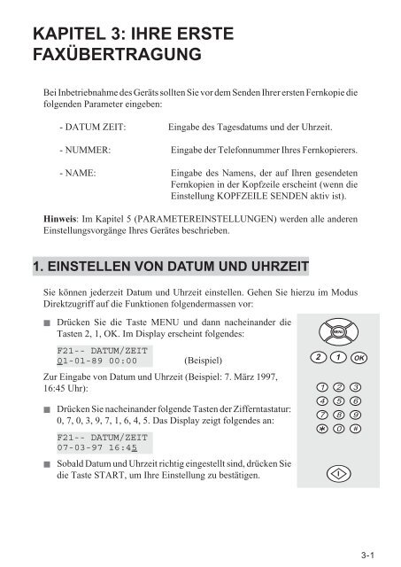 BDA Laserfax 710/830 deutsch - Fax-Anleitung.de