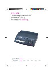BDA Telekom T-Fax 308 deutsch - Fax-Anleitung.de